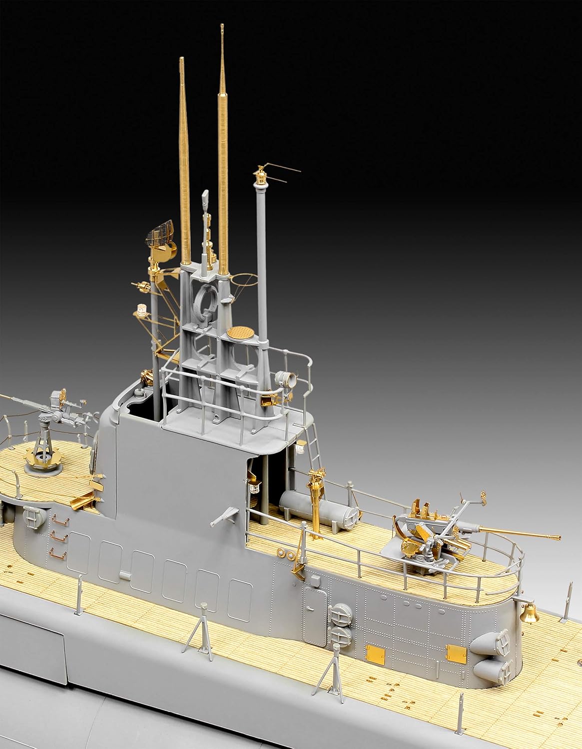 revell 威望 05168 铂金版 1:72 小鲨鱼级美国海军潜艇模型 积木玩具